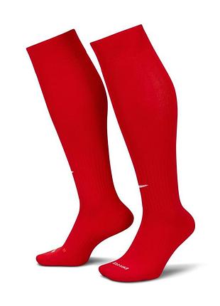 Футбольні гетри спортивні унісекс nike dri-fit classic 39-42 червоні поліестер еластан