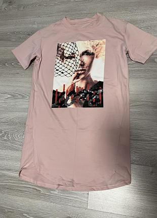 Стильна,натуральна футболка-туніка monte cervino 42-46 оверсайз