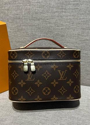 Косметичка lv луи витон брендовая косметичка канва монограм люкс качество