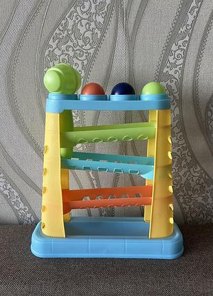 Гра з молотком та мʼячами спуск