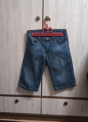 Джинсовые бриджи