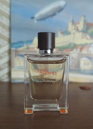 Hermes terre d'hermes eau intense vettiver, 5 ml миниатюра - оригинал