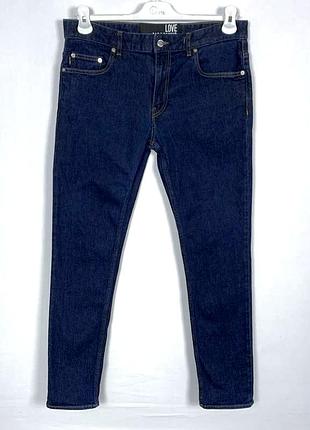 Love moschino jeans джинси синього кольору 34 розміру