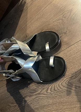 Босоніжки michael kors сріблясті