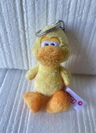 Мягкая игрушка брелок утка уточка nici мʼяка іграшка брелок качка каченя