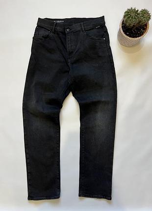 Чоловічі базові завужені чорні штани г стар g star raw