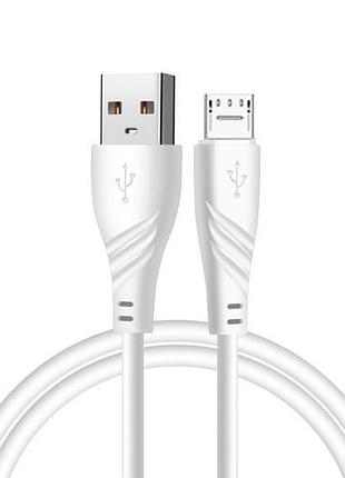 Кабель usb remax bz887 micro usb white