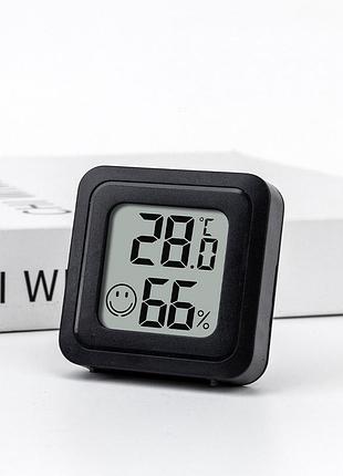 Портативный мини термометр гигрометр htc-007 black