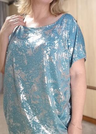 Красивая блузка / нарядная футболка большого размера