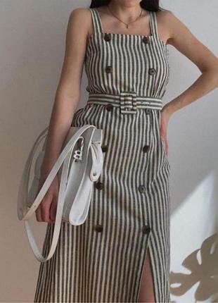 Новый хлопковый сарафан primark