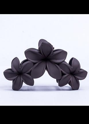 Заколка крабик с цветами для волос