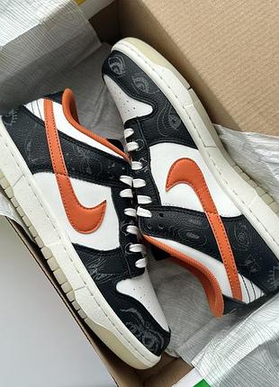 Кросівки кеди nike dunk low prm helloween dd3357-100