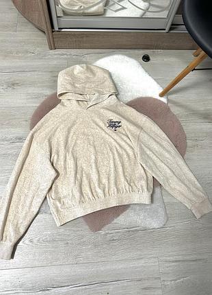 Велюрове худі від tommy hilfiger