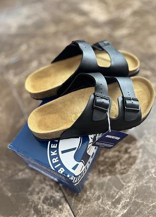Чорні сабо birkenstock