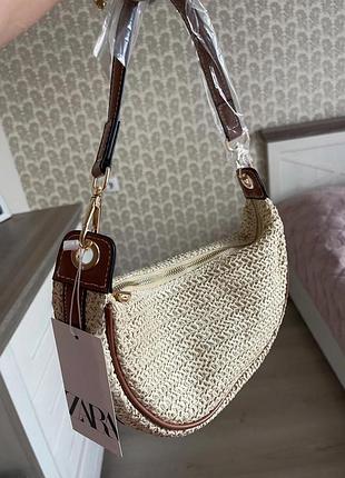Сумка zara бежева 6