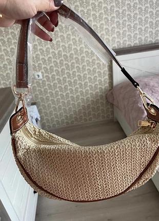 Сумка zara бежева 2