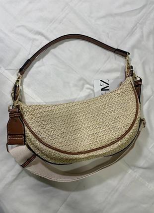 Сумка zara бежева 5