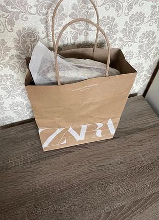 Сумка zara бежева 4