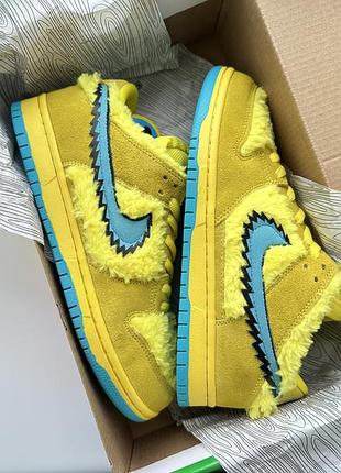 Кросівки grateful dead x nike sb dunk low yellow bear cj5378-700