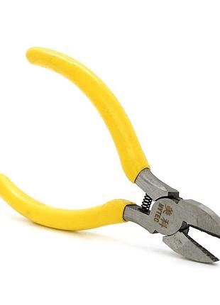 Кусачки voltronic, жовта ручка, 125мм, 55гр