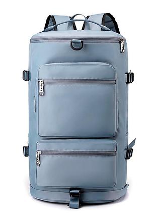 Рюкзак спортивний merlion, 29x29x49cm, з плечовим ременем, blue