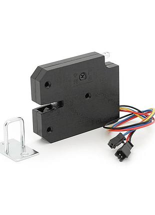 Електромеханічний замок sary  врізний для дверей шафи, корпус abs, 5v, 1.2a, 73*58*13mm, box