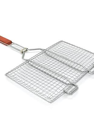 Решітка-гриль, 36x23x58 cm, метал, дерев'яна ручка