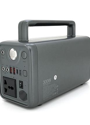 Портативна зарядна станція xo-psa-300w потужністю 300w, (230wh/ 72000mah), output:1ac+ 3dc+ 2usb+ 1type-c,