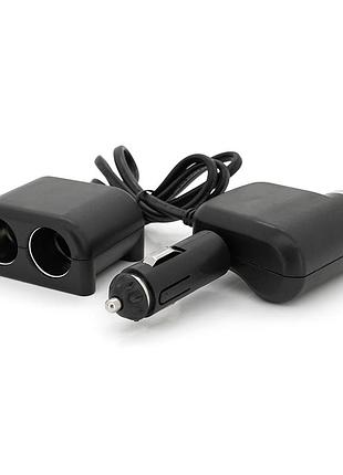 Азу розгалужувач olesson 1526, 12v-3*12v+usb, black, blister