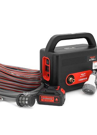 Насос для поливу delixi 21v, шланг(8мм) 10 м