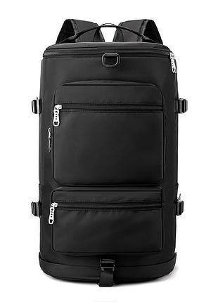 Рюкзак спортивний merlion, 29x29x49cm, з плечовим ременем, black