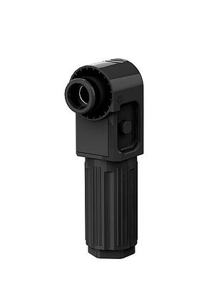 Силовий роз'єм для акб srdb-100 (тато), кутовий, 100а, 1500v, ip67, black