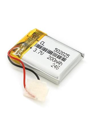 Літій-полімерний акумулятор 5*20*25mm (li-ion 3.7в 200ма·год)