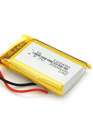 Літій-полімерний акумулятор 10*35*50mm (li-ion 3.7в 2000ма·год)