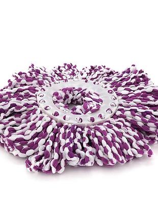 Насадка для швабри змінна lv-a01, violet-white