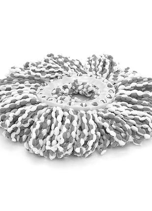 Насадка для швабри змінна lv-a01, grey-white