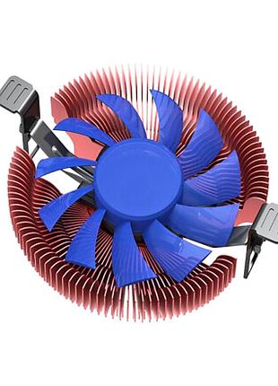 Кулер процесорний pccooler e86 для intel lga775/1155/1156 та amd am2, 3-pin, rpm 2700±10%, box