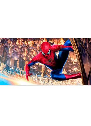Килимок 300*800 тканинний spider man 6 з боковою прошивкою, товщина 2 мм, пакет
