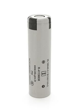 Акумулятор 18650 li-ion panasonic ncr18650bd, 2980mah, 10a, 4.2/3.6/2.5v, gray
