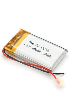 Літій-полімерний акумулятор 6*20*35mm (li-ion 3.7в 420ма·год)