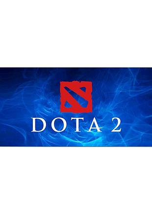Килимок 300*700 тканинний dota2, товщина 3 мм, blue, oem