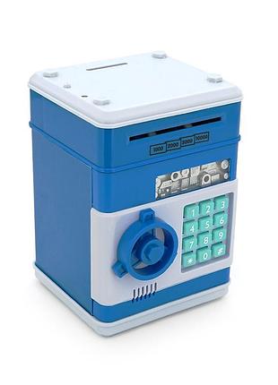 Скарбничка-сейф yt41597, кодовий замок, blue, box