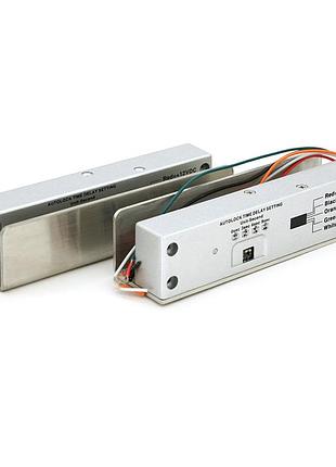 Замок ригеля yb-500u (led) на скляні двері без рами