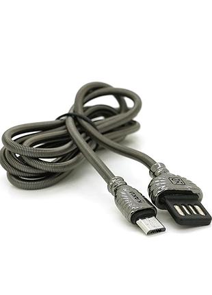 Кабель ikaku xo series for mirco, silver, довжина 1м, 2,8а, box