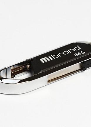 Флеш-накопичувач mibrand aligator, usb 2.0, 64gb, blister