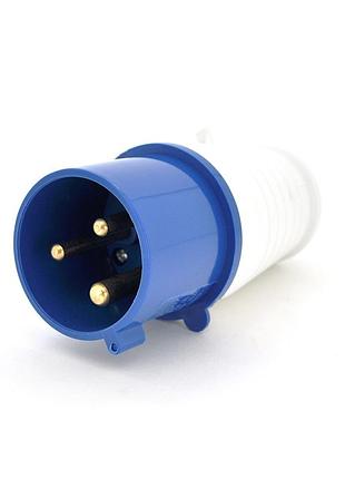 Вилка кабельна sf-023, 3 контакту, 2р + e, 32а, 380v, ip44