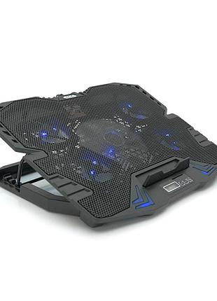 Підставка під ноутбук icecoorel k5, 10-15", 1*125mm 1400±10% rpm + 4*70mm 2500±10%rpm, корпус