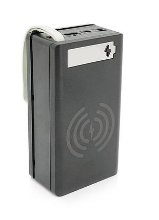 Power bank voltronic c12-pd-qi під 12х18650, wireless charger, digital display, output: 22.5w, micro-usb,