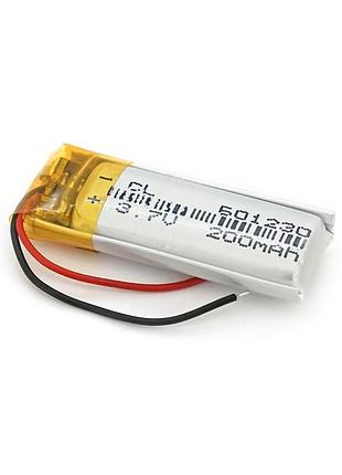 Літій-полімерний акумулятор 6*12*30mm (li-ion 3.7в 200ма·год)