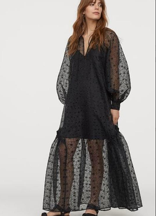 Шикарне максіплаття з органзи h&m